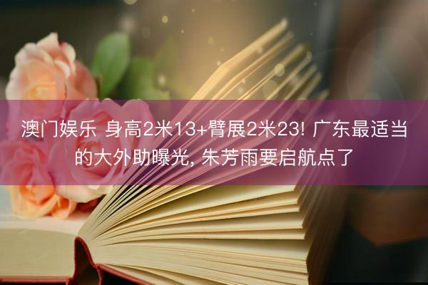 澳门娱乐 身高2米13+臂展2米23! 广东最适当的大外助曝光, 朱芳雨要启航点了
